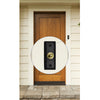 Cast Iron Decorative Doorbell Button – Black Powder Coated Finish