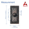 Decorative Doorbell Button – Finest Quality Bell Push Button – Easy to Install Calling Bell Button – ‎Oil Rubbed Bronze