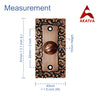 Decorative Doorbell Button – Finest Quality Bell Push Button – Easy to Install Calling Bell Button – ‎Antique Copper