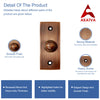 Decorative Doorbell Button – Finest Quality Bell Push Button – Easy to Install Calling Bell Button – Antique Copper