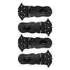 "Aldan" Premium Wrought Iron Heavy Duty Hasp and Staple 154mm x 78mm x 28mm - (Black Powder Coated) Set of 4 Pieces