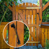 "Limpopo" 10.50” inches Gate Springs Self Closing Outdoor Gates – Gate Closure Black Powder Coated