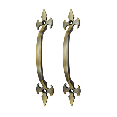 5.9" Brass Cabinet Door Pulls - Antique Brass