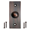 Decorative Doorbell Button – Finest Quality Bell Push Button – Easy to Install Calling Bell Button – Oil Rubbed Brushed