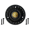 Decorative Doorbell Button – Finest Quality Bell Push Button – Easy to Install Calling Bell Button – Antique Black