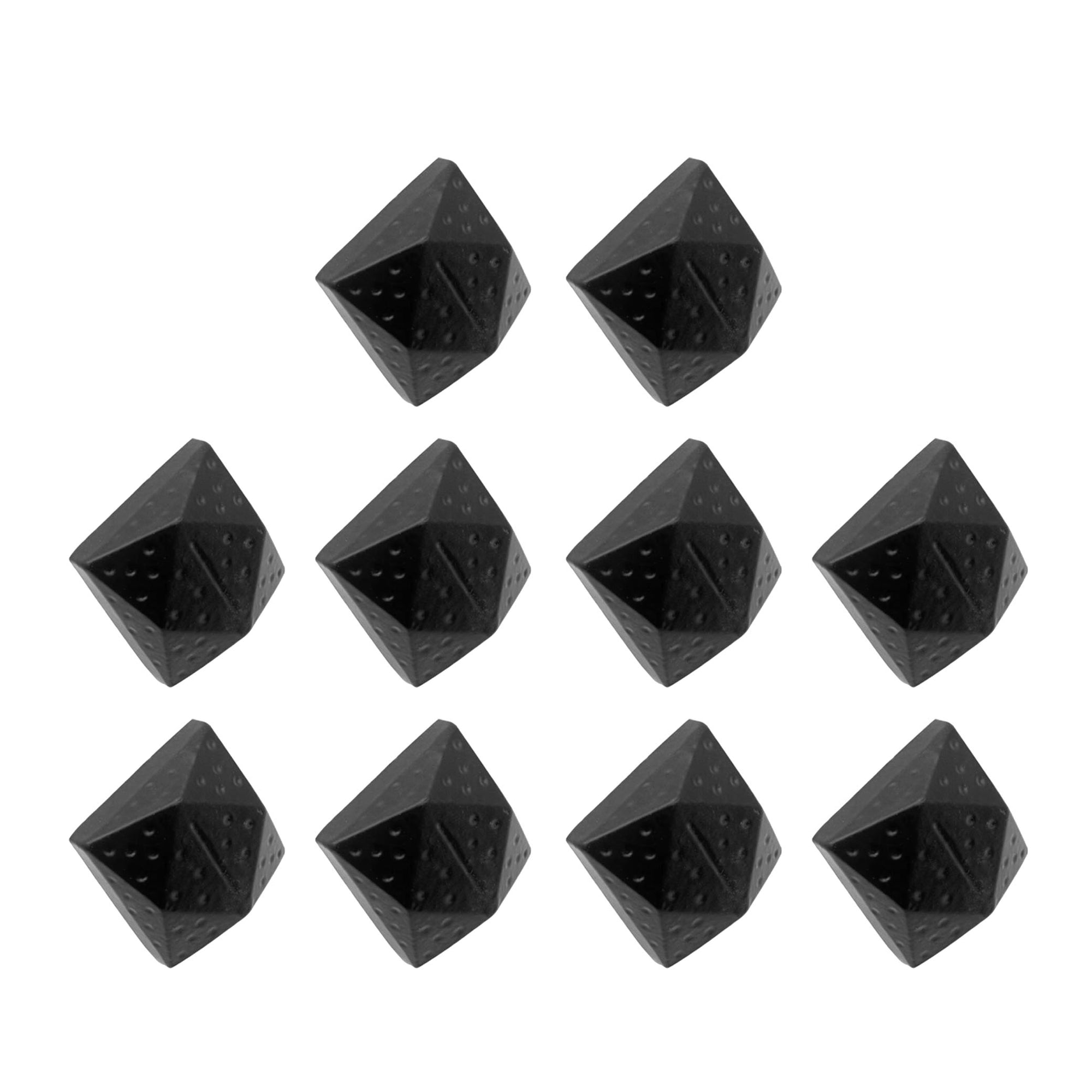 37mm Antique Iron Decorative Door Stud - Black Powder Coated