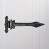 Olenyok Cast Iron T Hinge - Black Powder Coated Finish