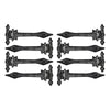 Olenyok Cast Iron T Hinge - Black Powder Coated Finish