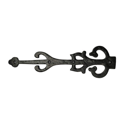 277mm Hinge Set - 2-Piece Gate Hinges - Black Powder Coated Finish