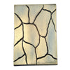 2 Inch Cracked Brass Wall Tiles - Antique Brass