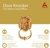 Brass Door Knocker - Polish Lacquered Finish