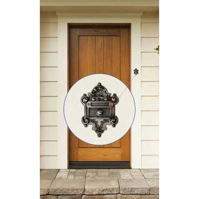 Decorative Doorbell Button – Finest Quality Bell Push Button – Easy to Install Calling Bell Button – ‎Oil Rubbed Bronze