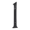 6" Iron Numerals Light Duty (1) - Black Powder Coated Finish