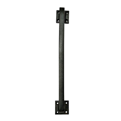 12" Furniture Iron Door Pull Antique – Hardware Door Handles – Black Powder Coated Finish