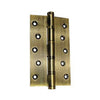 6" x 3" x 3mm Brass Ball Bearing Hinge - Antique Brass