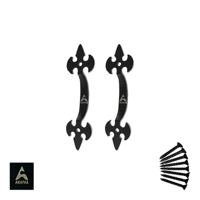 4.2" Premium Cabinet Pulls - Black Powder Coated