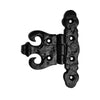 Stony Cabinet Hinge Set - 2-Pieces Cabinet Hinges - Black Powder Coated Finish