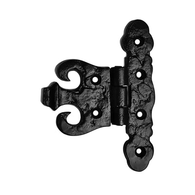 Stony Cabinet Hinge Set - 2-Pieces Cabinet Hinges - Black Powder Coated Finish