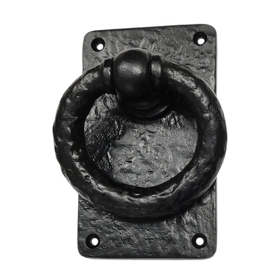 "Negro" Black Cast Iron Door Knocker – Black Powder Coated