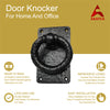 "Negro" Black Cast Iron Door Knocker – Black Powder Coated