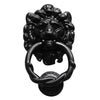 Black Cast Iron Door Knocker for Front Door - Exterior Home Door Knocker for Doors – Cast Iron Door Knocker Black Powder Coated