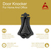 Black Cast Iron Door Knocker – Black Powder Coated