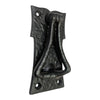 Black Cast Iron Door Knocker for Front Door - Black Powder Coated