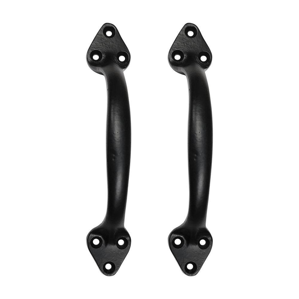 6.6" "Khatanga" Premium Cabinet Pulls - Black Powder Coated