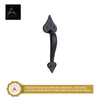 9.8" Antique Cabinet Pulls - Black Powder Coated