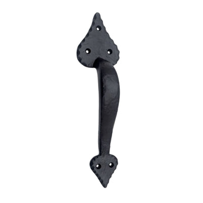 9.8" Antique Cabinet Pulls - Black Powder Coated