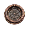 50mm Brass Drop Pull - Duty Brass Ring Drop Pull Handle for Cabinets & Furniture – Antique Copper