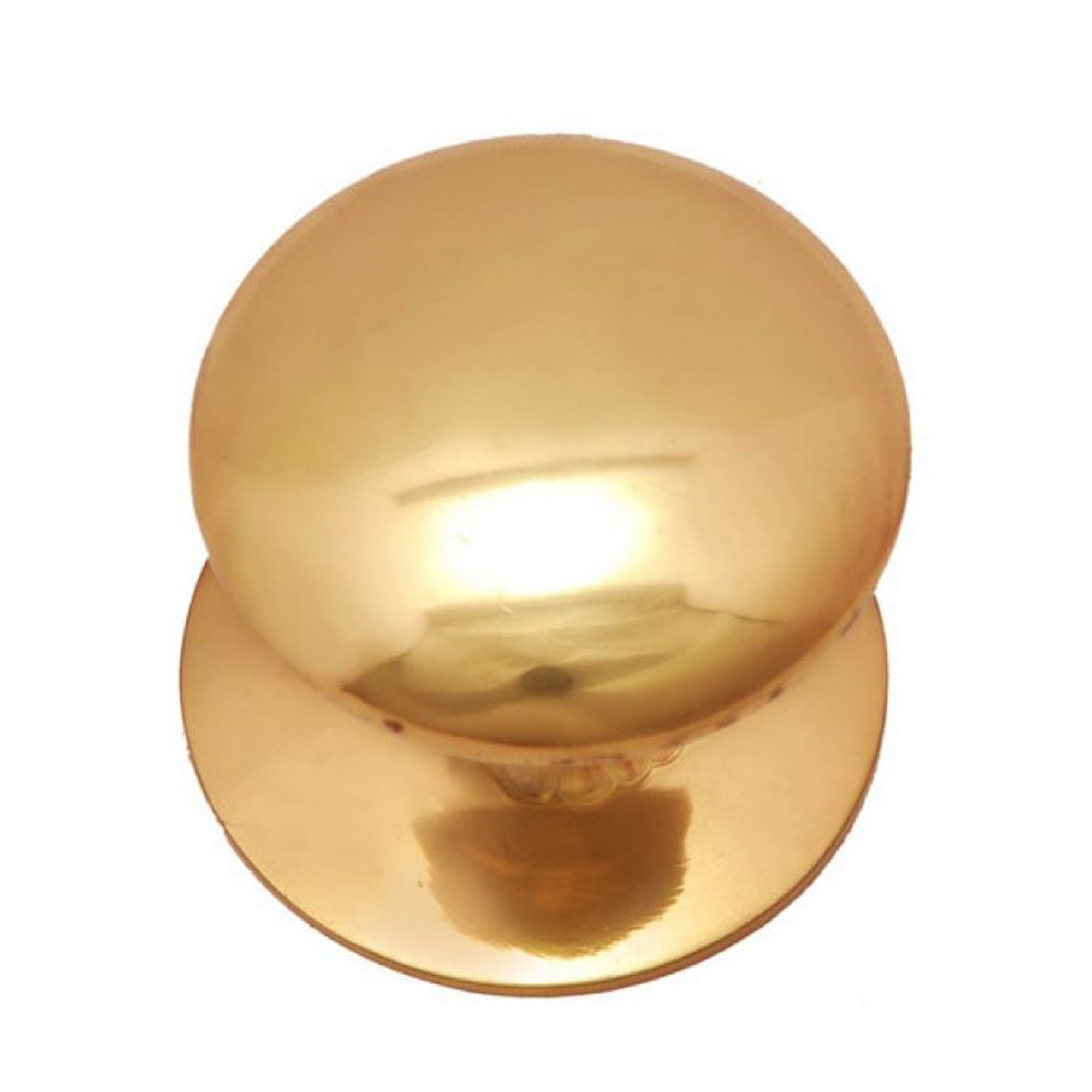 Brass Cabinet Knob - Polish Lacquered