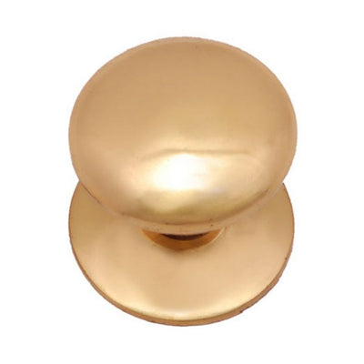 Brass Cabinet Knob - Polish Lacquered