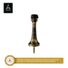 Straight Brass Door Stopper – Antique Brass