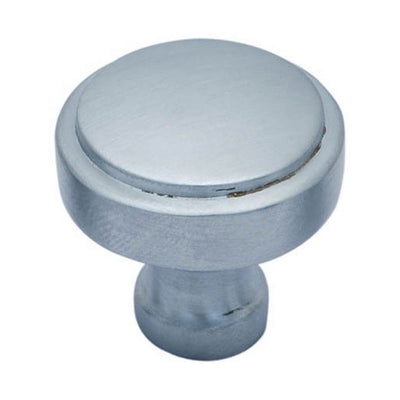 Brass Cabinet Knob - Matt Chrome