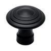 Cast Iron Cabinet Knob  - Black Powder Coated