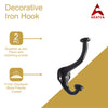 Premium Door Hook - Black Powder Coated