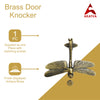 Brass Door Knocker - Antique Brass Finish