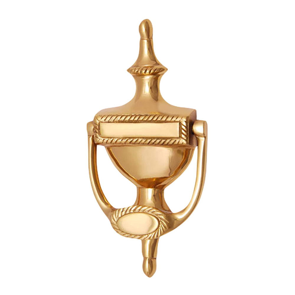 Solid Brass Door Knocker  – Polish Lacquered Finish