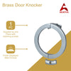 Brass Door Knocker – Matt Chrome Finish