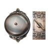 Vintage Twist Bell with Key Plate Longer Shaft–  Victorian Home Twist Bell With Customized Shaft –  (Oil Rubbed Bronze Finish)