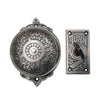 Brass Vintage Twist Bell with Key Plate – Oil Rubbed Bronze