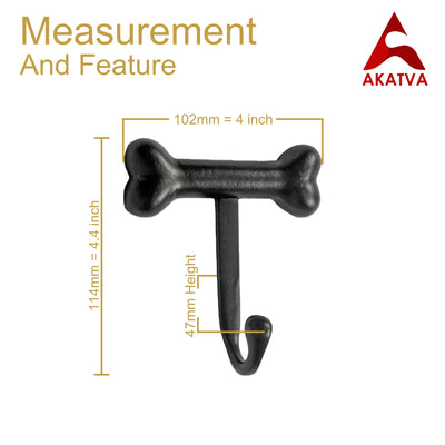 Premium Door Hook - Black Powder Coated