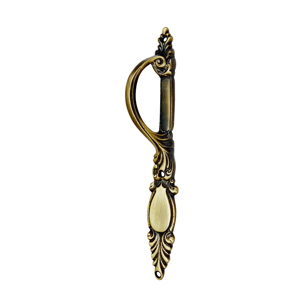 6.6" Brass Cabinet Door Pulls - Antique Brass