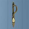 6.6" Brass Cabinet Door Pulls - Antique Brass