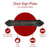 "Rest Room" Brass Sign Plaque for House, Office or Restaurant - Oil Rubbed Bronze Finish