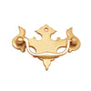 Brass Decorative Drop Pull - Polish Lacquered