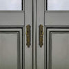 10.1" "Loire" Brass Door and Caninet Pull - Antique Brass