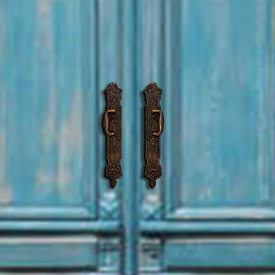 10.1" "Loire" Brass Door and Caninet Pull - Antique Copper