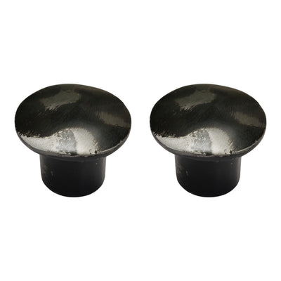 Retro Black & Silver Layer Kitchen Cabinet Knob